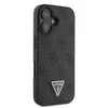 A black iPhone case with a textured pattern and a triangular Guess logo. Náhled obrázku produktu