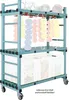 Kunststoff Kombi-Materialwagen, 3 Böden, fahrbar, Produktbild-Vorschau 1