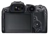The back view of a black Canon EOS R7 camera. Anteprima dell’immagine prodotto