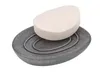Wenko Seifenablage Pebble Stone, grau Produktbild-Vorschau 1