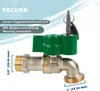 tecuro Auslaufkugelhahn mit Absperrvorrichtung 3/4 Zoll Produktbild-Vorschau 3