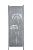 Stele Metall grau Sichtschutz "Dolde" H165cm x B52cm Produktbild-Vorschau 1