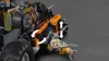 A close-up view of a LEGO vehicle's mechanical arm and claw. Produktbild-Vorschau