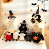 Halloween Plüschtier Set Kaninchen Krähe Geist Fledermaus Produktbild-Vorschau 3
