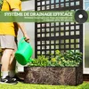 Outsunny Jardiniššre avec treillis, brise-vue, lit Voir les images du produit 7