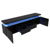 Mobile TV INONEFT con illuminazione LED, basso mobile TV Anteprima dell’immagine prodotto 11