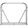 vidaXL Wiata na drewno opałowe jasnoszara 120x45x100 cm Podgląd zdjęcia produktu 4