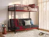 Zwischengeschossbett 90 x 190 cm - Mit Schlafsofa - Metall Produktbild-Vorschau 2