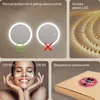 Okrągłe lustro łazienkowe z oświetleniem LED o średnicy Podgląd zdjęcia produktu 6