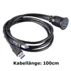 Q73C Dual USB 3.0 Verlängerungskabel – 2× USB-Stecker auf Produktbild-Vorschau 4