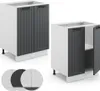 Küchenunterschrank Vicco Fame-Line Anthrazit Landhaus 60 cm Produktbild-Vorschau 6