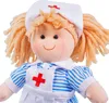 BigJigs Puppe Nancy - weiche Stoff Krankenschwesterpuppe 28 Produktbild-Vorschau 2