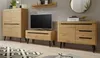 Sideboard Ronson in Artisan Eiche und schwarz Kommode Produktbild-Vorschau 8