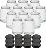 gouveo 12er Set Einmachgläser 720 ml Facette mit Produktbild-Vorschau 1