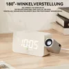 Projektionswecker für Schlafzimmer, Digitale Projektionsuhr Produktbild-Vorschau 5