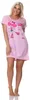 Damen Bigshirt Nachthemd Sleepshirt Nachtwäsche; Rosa/M/38 Produktbild-Vorschau 2