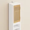 SoBuy Badezimmer-Hochschrank mit 2 Türen Aufbewahrungsmöbel Produktbild-Vorschau 9