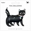 Folienballon schwarze Katze 81x80cm Schwarz Produktbild-Vorschau 11