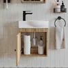 Roomart PUNTO Badmöbel-Set 2-teilig 46.5 cm breit,  Eiche Produktbild-Vorschau 4