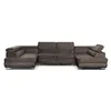 U-Form Ecksofa Magnum U Bronze mit Schlaffunktion und 2 Produktbild-Vorschau 3