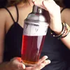 Cocktailshaker Glas 500ml mit 6 deutschen Rezepten & Skala Produktbild-Vorschau 2