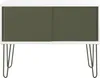 Bisley MultiRange Sideboard - Farbe: Weiß/Olivgrün Produktbild-Vorschau 1