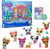 A Littlest Pet Shop Advent Calendar box and several small pet figures. Náhled obrázku produktu