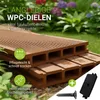JUSKYS® WPC Terrassendielen 10 m², inkl. Unterkonstruktion Produktbild-Vorschau 4