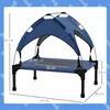 A diagram of a raised dog bed with a canopy, showing dimensions. Anteprima dell’immagine prodotto