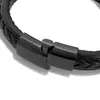 SERASAR | Pánsky Kožený Náramok [Ring] z Stainless Steel | Náhľad obrázku produktu 9