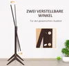 HOMCOM Standspiegel Ganzkörperspiegel Schminkspiegel Produktbild-Vorschau 4