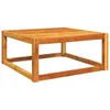 Gartentisch 65x65x29 cm Massivholz Akazie Produktbild-Vorschau 1