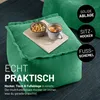 Pouf modulare Lumaland, forma quadrata, colore verde scuro, Anteprima dell’immagine prodotto 8