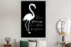 MuchoWow® Poster Flamingo - Schwarz - Weiß 120x180 cm - Produktbild-Vorschau 4