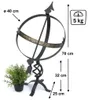 DanDiBo Meridiana da giardino Grande Orologio da giardino Anteprima dell’immagine prodotto 2