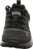 A close-up front view of a black Skechers shoe. Anteprima dell’immagine prodotto