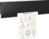 Posterleiste Info Rail schwarz 100 cm Produktbild-Vorschau 1