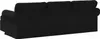 vidaXL Sofa czarna 215 x 138 x 80 cm tkanina Podgląd zdjęcia produktu 6