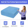 Frottee Spannbettlaken 140x200 cm Hellblau, Baumwolle Produktbild-Vorschau 5