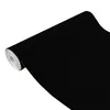 A roll of black velvet fabric is shown diagonally against a white background. Produktbild-Vorschau