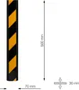 Walteco Ochranný pěnový pás 70x500 mm, samolepicí Náhled obrázku produktu 3