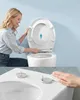 SONGMICS WC sedátko ve tvaru O, automatické sklápění, Náhled obrázku produktu 4
