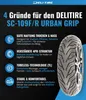 Rollerreifen DELI SC-109 90/90-12 TL Urban Grip Produktbild-Vorschau 5