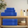 vidaXL 8-częściowy zestaw ręczników FROGN Niebieski 360 Podgląd zdjęcia produktu 2