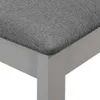 vidaXL Sedie da pranzo con cuscini 4 pz. Legno massiccio Anteprima dell’immagine prodotto 5