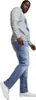 Jack & Jones 12188524, jeans, adulto, blu, cotone, Spandex, Anteprima dell’immagine prodotto 5