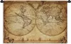 MuchoWow® Wandteppich Wandbehang Weltkarte - Antik - Produktbild-Vorschau 1