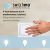 Plafonnier LED laiton mat, intensité lumineuse variable, L Voir les images du produit 7
