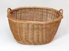 Großer Weidenkorb Griffe oval 60x40x32cm – Wäschekorb Produktbild-Vorschau 3