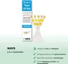 A product shot of test strips with accompanying packaging and marketing text. Náhľad obrázku produktu